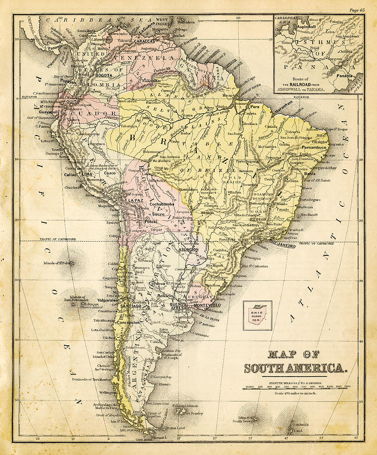latin america map